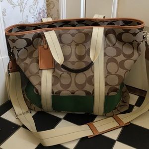 Coach Signature Weekender Tote